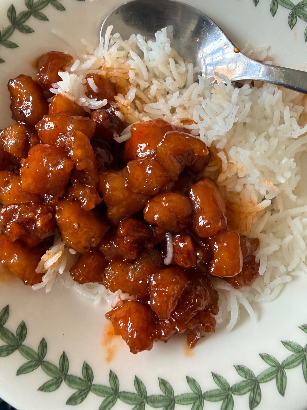 Fried sweet and sour chicken